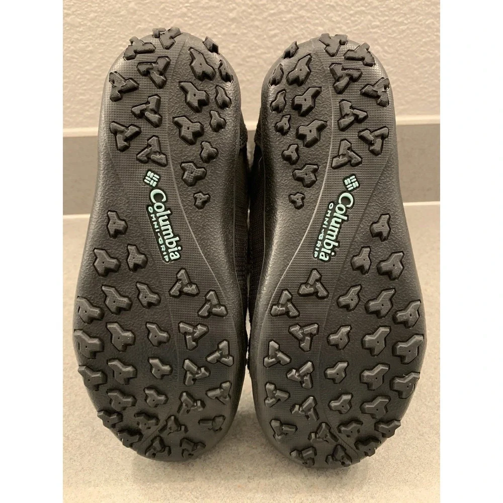 Columbia Minx Mid III Waterpoof Omni-Heat Winter Boots Black Girls Youth Size 4‎